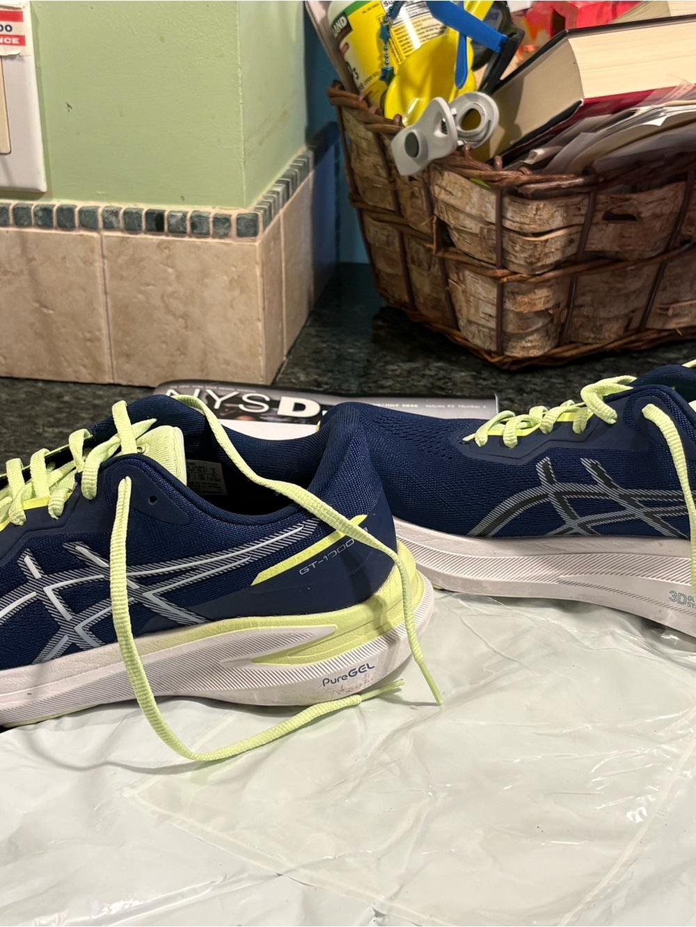 ASICS GT-1000 Women’s Running Shoes - Navy & Lime